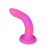 Addiction - Rave - Glow in the Dark Dildo 8 - Фалоімітатор, що світиться в темряві (рожевий з синім) - купити в Києві, Україні